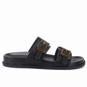 Giày sandals đế bệt DEPs-Lila - Đen