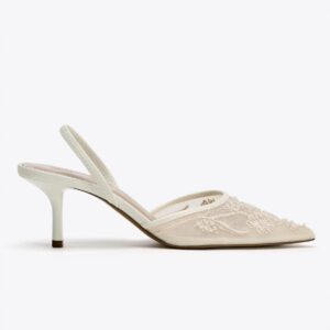 Giày sandals cao gót mũi nhọn DEPs-Dandelion-flower - Lưới hoa